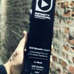 A. R. Rahman Instagram - #lemuskcinematicsensoryexperience wins outstanding cinematic immersive experience at the infinity festival #monolith creative award!!!!! EPI Los Angeles, California