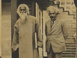 A. R. Rahman Instagram - Rabindranath Tagore and Albert Einstein met for the first time during Tagore’s second visit to Germany in mid-1926. They had a short exchange of letters that expressed Einstein’s respect for Tagore,and met again in Einstein’s house in Caputh near Berlin on July 14, 1930
