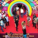 A. R. Rahman Instagram - It felt like the moon descended onto the red carpet of #IFFI54 yesterday, casting its radiant glow on the atmosphere! Feast your eyes on glimpses from yesterday—a dazzling start to this magical festival!