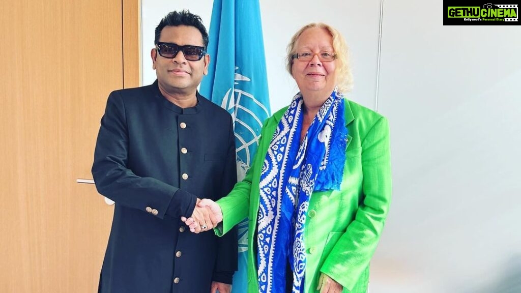 A. R. Rahman Instagram - United Nations Headquarters, Genève, Switzerland