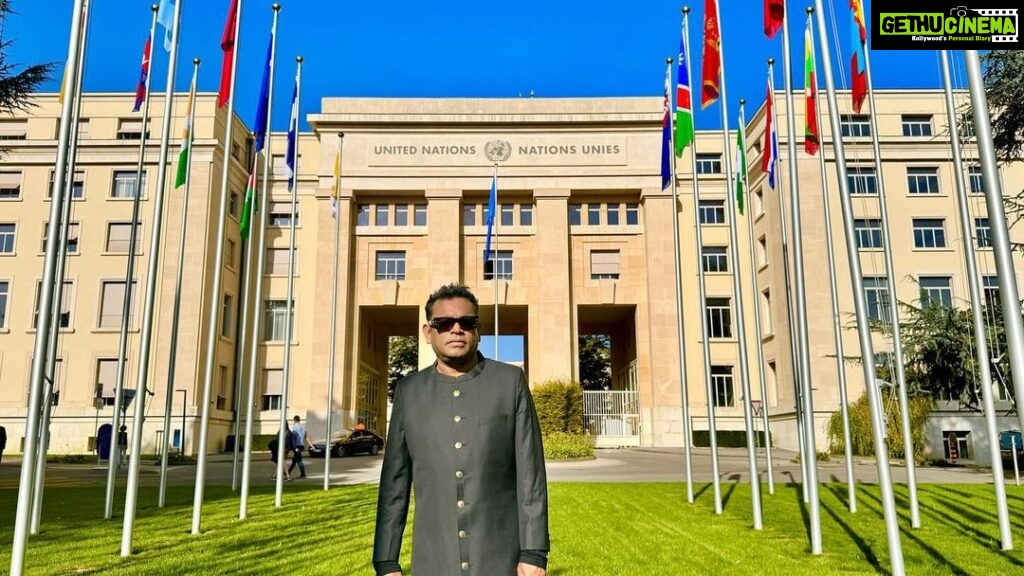 A. R. Rahman Instagram - United Nations at Geneva