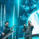 A. R. Rahman Instagram - Nothing but pure blessing to stand beside the one and only @arrahman sir alongside @rblaaze the man who did everything before we even thought about it. United Kingdom was nothing but pure blessing and what an honour to perform at the O2 Arena! Only your work will speak for you! ADK styling by @jenson_singarajah in courtesy of @singarajah_london