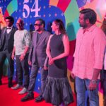 A. R. Rahman Instagram - #Gandhitalks premiere at @iffigoa …a silent movie (no dialogues) with a lot of score 😍@actorvijaysethupathi @aditiraohydari and Director @kishorbelekar @siddharth23oct @zeestudiosofficial IFFI Goa