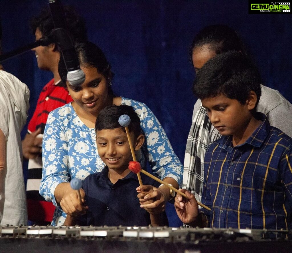 A. R. Rahman Instagram - We have been wanting to introduce further sections of the orchestra for a while now. And the time has come. We are starting with the percussions and the woodwinds sections in the Orchestra. With the help of @teachforindia , we have been able to identify some enthusiastic and absolutely deserving children from some of the corporation schools in Chennai to kick start these classes. The art and educational director of @kmmcchennai , @adamjgreig introduced the students and their parents to the sunshine orchestra and the various sections it has. @rahulvanamali , the faculty for percussions introduced these students to the various instruments they will be learning soon. Our brass director @lisa._.sarasini and a few of her amazing students shared their experience throughout their time at the sunshine orchestra and helped the parents and new students understand the orchestra better. On behalf of the management, students & faculties at the Sunshine orchestra, a warm welcome to the Sunshine family! #thesunshineorchestra #percussions #woodwinds KM Music Conservatory