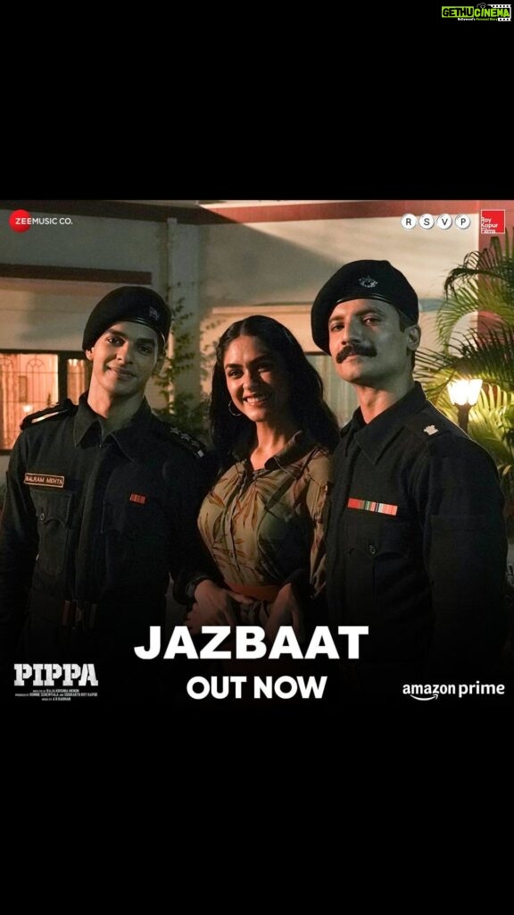 A. R. Rahman Instagram - Dive deep into the enchanting realm of #Jazbaat from #Pippa! 🎶✨ 🎵 Jazbaat Out Now 🔽 @ishaankhatter @mrunalthakur @priyanshupainyuli @sonirazdan @rajamenon @ronnie.screwvala #SiddharthRoyKapur @koo_ba_koo #Shellee @jubin_nautiyal @shilparao @hiral_viradia @primevideoin @rsvpmovies @roykapurfilms @zeemusiccompany
