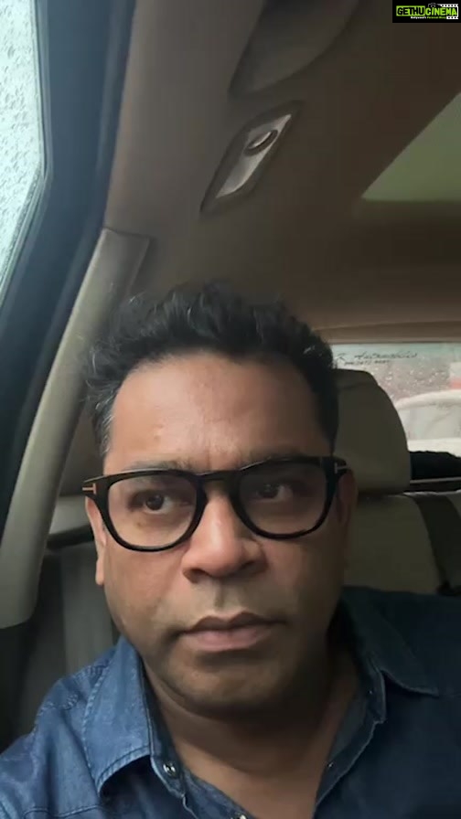 A. R. Rahman Instagram - Live chat and a rainy drive Chennai, India