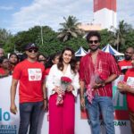 Aadhi Pinisetty Instagram - Hearts united for World Heart Day at Marina Beach, Chennai ♥️ #HealthyHearts #WorldHeartDay #Awareness