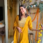 Aahana Kumra Instagram - Kohli ki 50th century ki khushi mein ☀️☀️🏏🏏 Looking like a besan ka laddoo 🌞 Outfit : @libasindia @juhi.ali #diwali2023 #goldenhour . . . . #happydiwali2023 #diwalidecor #diwaliathome #diwalidecor #aahanakumra #festivewear #festivities Mumbai - मुंबई