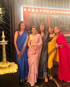 Aahana Kumra Instagram - The @prithvitheatre festival opened last night with joy, laughter, music and so much love! 🎭🎶💕😘 The fact that this community has been so close knit for so many years and continues to nurture each one of us! In a business which is ruthless, thank god we have a community that makes us feel like we are welcomed and belong together! Thank you @kunal.r.kapoor @zahankapoor for such a beautiful evening! 💕👯‍♀️🌸🧿🥂🎭🎶 #ptf2023 #prithvitheatrefestival . . . . #prithvitheatre #festival #theatre #theatrefestival #festivities #saturday #saturdaynight #saturdayvibes #saturdaymood #saturdate #aahanakumra Prithvi Theatre