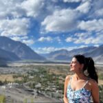 Aahana Kumra Instagram - The magic that in Leh! 🦋💕🌸☀️🪻⛰️❄️🍎💯🤸‍♀️ It’s not an easy terrain let me warn you! The oxygen levels drop! I experienced AMS (Acute Mountain Sickness) for the first time! But after you surrender to this beauty! You experience an out of the world experience with food, people, valleys, rivers and so much more! Here at the Diksit Gompa and the view!! Uff!! ⛰️☀️💕 #leh #mondayblues . . . . #lehladakh #lehdiaries #ladakh #ladakhtourism #solofemaletraveller #travelling #travellife #travelgram #traveller #aahanakumra Diskit Gompa