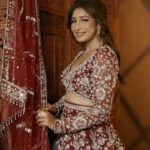 Aanchal Sharma Instagram - | SINDOOR सिंदूर | Mua : @sunii_makeup_artist Hair stylist: @hairartist.durga Styled by : @sadhana_ranabhat Video graphed by : @iam_siddhant_ Photographed by : @bibek_shrestha10 Jewelry by : @shalimarjewellersktm5 Special Thanks to @antiquedurbar & @rokahomedecor #manishrai #manishraibridal #manishraibridalcouture2022/23 #bride #red #weddingvibes #sindoor