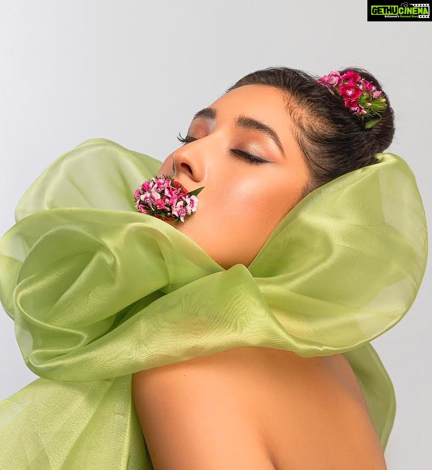 Aanchal Sharma Instagram - Blooming into style, where flowers become accessories 💐 For @healthychoiceclinic Photographed by @meiilanvisualarts HMUA @shradha_maskey @hairartist.durga Styled by @sth_anush
