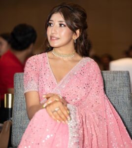 Aanchal Sharma Instagram - Attachment: 7images 🌸

Thank you @manis_rai for this beautiful sari, jewellery by @sbd_nepal
Lens @keshab.photography 
HMUA @shrushaa @binjeeta_hairstylist