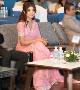 Aanchal Sharma Instagram - Attachment: 7images 🌸 Thank you @manis_rai for this beautiful sari, jewellery by @sbd_nepal Lens @keshab.photography HMUA @shrushaa @binjeeta_hairstylist