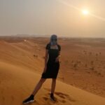 Aanchal Sharma Instagram - Back to black 🖤 🏜 🐪