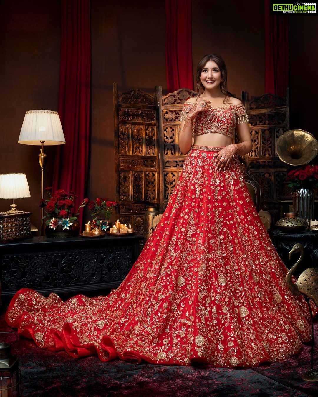 Aanchal Sharma Instagram - | SINDOOR सिंदूर | Mua : @sunii_makeup_artist Hair stylist: @hairartist.durga Styled by : @sadhana_ranabhat Video graphed by : @iam_siddhant_ Photographed by : @bibek_shrestha10 Jewelry by : @shalimarjewellersktm5 Special Thanks to @antiquedurbar & @rokahomedecor #manishrai #manishraibridal #manishraibridalcouture2022/23 #bride #red #weddingvibes #sindoor