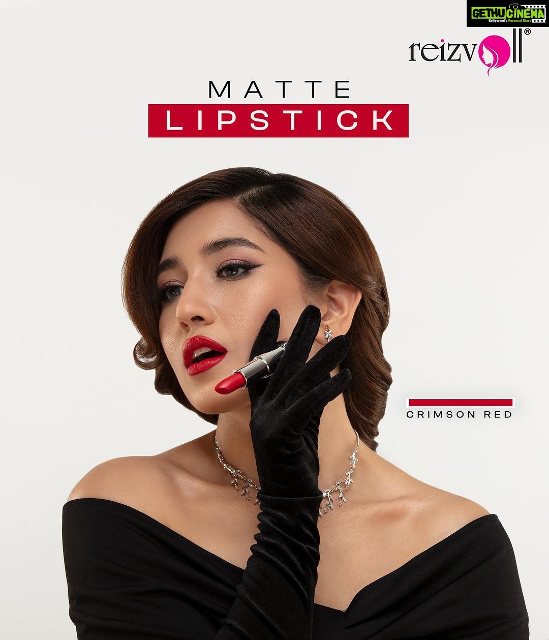 Aanchal Sharma Instagram - "When beauty meets hydration, magic happens! This fabulous matte lipstick from @reizvollcosmetics combines a creamy texture with intense pigmentation, leaving your lips feeling nourished and looking absolutely stunning. Get your pout game on! 💄💫 #lipstick #mattelipstick #Makeup #Reizvoll #reizvollcosmetics