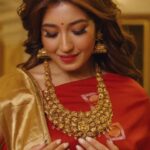 Aanchal Sharma Instagram - Regal, mesmerising, and magical, Shree Natraj Jewellers antique gold jewellery is a magnificent Vision of opulence and exuberance. @aanchalsharma_dawadiofficial is elegantly decked out in pieces from Shree Natraj Jewellers' newest range of antique gold jewellery. Photographer: @pawanjoshii Makeup Artist: @sunii_makeup_artist Hair Artist: @hairartist.durga Stylist: @anush__shrestha Wardrobe: @aziiiza_atelier #shreenatrajjewellers #antiqueset #antiquegoldcollectionset #aanchalsharma #shreenatraj #natrajjewellers #gold #goldnecklace #goldrings #goldearrings #goldbracelet