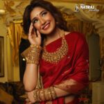 Aanchal Sharma Instagram - Regal, mesmerising, and magical, Shree Natraj Jewellers antique gold jewellery is a magnificent Vision of opulence and exuberance. @aanchalsharma_dawadiofficial is elegantly decked out in pieces from Shree Natraj Jewellers' newest range of antique gold jewellery. Photographer: @pawanjoshii Makeup Artist: @sunii_makeup_artist Hair Artist: @hairartist.durga Stylist: @anush__shrestha Wardrobe: @aziiiza_atelier #shreenatrajjewellers #antiqueset #antiquegoldcollectionset #aanchalsharma #shreenatraj #natrajjewellers #gold #goldnecklace #goldrings #goldearrings #goldbracelet