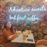 Aarohi Patel Instagram - Pov : You're a coffee addict who's visiting UK 😂🙈 . Happy International Coffee Day to us maniacs ☕💃