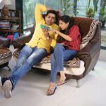 Aarohi Patel Instagram - Some behind the scenes glimpse on the 100th day of #AumMangalamSinglem 🤍 . 📸 @parasamdavadi