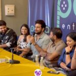 Aarohi Patel Instagram - #MWSExclusive The stage is set for #AjabRatNiGajabVat as the cast comes together to share their excitement. Stay tuned for a movie that promises something extraordinary! 🌠📽️ @iampremgadhavi @bhavyagandhi97 @iamaarohii @drpavra @iamrjharsh @rj_radhika91.1 @nautankideep #MingleWithStar #PavraEntertainment #NewMovieAlert #Announcement #explore #trending