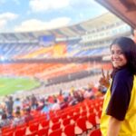 Aarohi Patel Instagram – Ipl 2023 Opening Ceremony #CSKvsGT 💛
Not just mine, but the entire stadium’s love & respect for Dhoni – even in an Away Match- resonated completely! It was an honour to see him play live for the first time (& hopefully NOT the last time😭) 🥺💛
#DhoniForever
.
#ipl2023 #ipl #dhoni #cricket #chennaisuperkings #csk #thala #yellove