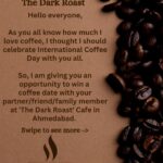 Aarohi Patel Instagram – On this International Coffee Day, here’s a little something for everyone who loves coffee as much as I do 🤎 I’ll be treating 5 lucky winners (along with any one partner that they bring along) with coffees and croissants at my most favourite cafe @thedarkroast 🤍 Read the post carefully and get posting ☕ Love you all 🫶🏻 Ahmedabad