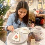 Aarohi Patel Instagram - In london for the coffees and desserts ♥️😍 (Yes, I tried this famous milk cake and let me tell you, it tasted exactly like RasMalai 🙈 - Hence, saare jahan se achha, Hindustan humara 💃♥️) London, United Kingdom