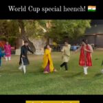 Aarohi Patel Instagram – It’s always so fun to keep adding steps during Heench for us 😂 This time it’s world cup special 🇮🇳 
.
#navratri #navratrispecial #garbanight #garba #2023 #worldcup #cricket #cricketworldcup #cwc2023 #india
