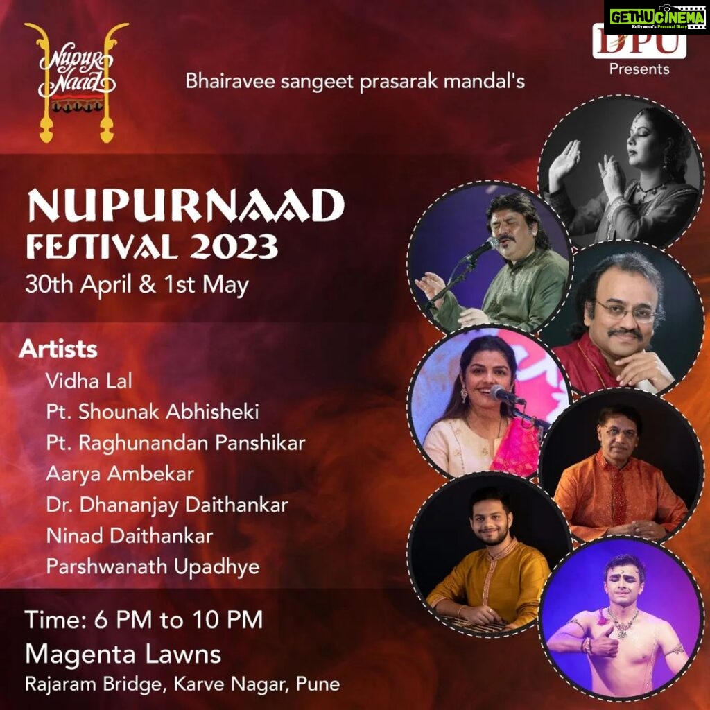 Aarya Ambekar Instagram - Performing solo semi classical, on 1st May at 6 pm at Magenta Lawns, Pune! Honored to be performing alongside maestros..in the Nupurnaad festival!! Need your blessings..and presence!!😊😊🙏🏻🙏🏻✨🧿