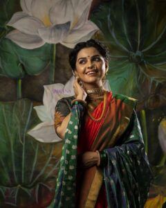 Aarya Ambekar Instagram - Love classy Hand Embroideries?!! Check out the brand I recently did a great photoshoot for! 
@srujana_by_ruttuja !!! 
.
.
Pune based Srujana is one and only a brand where you can get a custom-made outfit for any occasion, festival, and weddings. 

Rutuja kelkar is the designer founder of Srujana brand who has knowledge and sense of designing. She specializes in hand embroidery. She designs western outfits as per your demand, choices, and personality. 

Designer & Stylist- @srujana_by_ruttuja
Lensed by @chiaroscuro__7 ecstasymotionpictures
Makeup by - @harshad_makeupatist

सृजना | Srujana 
Brand for every occasion and festival. 
Brand of customized and designer outfits. 
Contact details : 8308435599

#designing #indianwear #singermodel #bridalwear #traditionalwear #navarisaree #marathisinger #marathigirl #gorgeouslook #beingmaharashtrian
.
___
#aaryaambekar #srujana #handembroideredblouses #indianattires #indiantraditionalattires #maharashtrianattire #maharashtriantraditional #nauwarisarees #maharashtrianphotoshootposes #navvarisareeposes