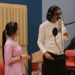 Aarya Ambekar Instagram – #LongPostAlert #AjayDadaAppreciationPost😁❤️
While surfing through the Gallery to find some pics in Black for Sankranti, I came across this pic clicked last month. And it dawned on me that coincidently, today marks #OneYear to getting to sing for Ajay-Atul! All the memories of Ajay dada teaching the song to me, to being with me in the recording room during the entire recording process, patiently correcting me until I matched his level of precision, flashed before my eyes. 
From then, till now..whatt a year it has been, thanks to this person’s existence!!✨ And it definitely calls for an appreciation post!

I’ll always be grateful to 2021 for introducing me to this gem of a person who in no time became my best friend, philosopher, guide in literal sense. My rock solid pillar of support and most trustworthy person who I completely trust with for selfless advices. The only person who has the right to scold me and whose scoldings I take seriously!😁🙈
Who I can count on for honest musical comments and whose wholehearted appreciation is something that makes me work hard! 

Those who know me, know very well that I prefer a short text over calls..Always! There are very few people I can comfortably talk with, on calls. 
He definitely tops the list!! The call-notif I get excited on seeing, because I know when he calls, some intellectually and musically rich n nourishing, mentally stimulating conversations and food for thought is on its way!!😄
Or if I have any doubt (relating to any topic ranging from Music to Politics) I know whom to call and get satisfactory answers from!
Not to forget, all this, in addition to giggles to his (sometimes good) punches😝 and laughters until you can’t breathe, to his hilarious remarks on something he’s angry about!!😂
This has been such a routine that now whenever my parents hear a hyena-like laugh from my room, they also guess its him and ask me “Kay mhanat hota Ajay Dada?!”😂

Words fall short to write about and thank this person!!! While I write all this, n no. of other memories are popping up in my mind and making me smile wide!!
Thank you for being you dear Ajay dada!!✨❤️
.
.
.
_
#ajaygogavale #ajayatul