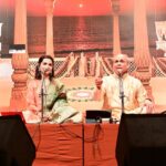 Aarya Ambekar Instagram - Always a treat to the ears to listen to Anand dada and a learning experience, performing with him!!😇🙏🏻 Housefull Shivaji Mandir concert! Shivaji Mandir, Dadar
