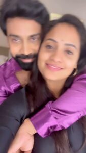 Aata Sandeep Instagram - Before going to  BBHouse 🥹❤️ lovely video with my soulmate♥️ @jyothiraj_sandeep