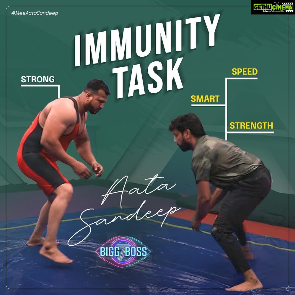 Aata Sandeep Instagram - His Speed🏃🏻, His Strength💪, His Smartness 😌..Aata ante mana Aata Sandeep 🔥🔥🔥#meeaatasandeep #sandeeponbbtelugu7 #starmaa