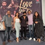 Aata Sandeep Instagram - Successful and delightful Press Meet. #LoveYouTooMovie