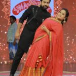 Aata Sandeep Instagram - Don’t Miss to watch “Sravana Santhoshalu” event this Sunday august 20th,7:00pm only on @etvtelugu2708 Don’t Miss the fun. @gnapikaentertainments @urspraveenakadiyala @itsanilkadiyala Costume Designer : @varankbykanishk Jyo dress Designed : @radheshyam_designer_studio