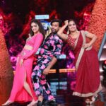 Aata Sandeep Instagram - Don’t Miss to watch our “MASS TRIO”entertainment dance act in #NeethoneDance #TeenKaTadka Round tomorrow at 9:00pm only on @starmaa @endemolshineind Thank you Satya 💕for amazing our act more beautiful💕 @jyothiraj_sandeep u rocked the performance 🔥🔥 Thanks to my choreographers @wong.choreographer @harinathshankar Special thanks to my team @springseenu @santhosh_jackson3131 @team_aatasandeep @freak_out117 Annapurna Studio Banjarahills