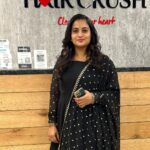 Aata Sandeep Instagram - Thank you @salonhaircrush for making us more beautiful with ur wonderful services. #SaloonHairCrush