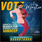 Aata Sandeep Instagram - Vote for ART 🙏 Please Do Vote for our sandeep Login to Disney Hotstar app Cast your vote to our sandeep & Give Missedcall to 8886676909 #Meeaatasandeep #biggboss7telugu #biggbossseason7