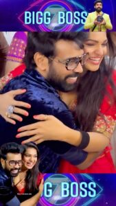 Aata Sandeep Instagram - All the best @ashwinii_sree you played well and won the hearts of many💕 Keep rocking. 
#BiggBossTelugu #AataSandeepMaster #Ashwinisree