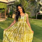 Aayushi Dholakia Instagram – summer vibes🌻♥️
.
.
.
.
.
wearing- @pravasi.in 
#summeroutfitideas #outfitdiary #springdress #summeroutfit #ootddetails #easystyle