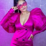 Aayushi Dholakia Instagram - kon hai yeh jisne dobara mudke mujhe nahi dekha⚡️💗💁🏻‍♀️ Barbie straight outta Dharma Film>>> swipe till the last for my favourite pictureeeee🙈😋 Also, let me know your favourite ‘POO’ look👇🏻🤩 . . . . Concept: @aayushidholakia_ HMU- @plumzstudio Captured by- @wanderingwithdreamer #pink #barbie #barbielife #barbielovers #pinkoutfits #pinkoutfit