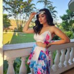 Aayushi Dholakia Instagram - in the era of ‘laung da lashkara’ I am ‘Dil garden garden ho gaya’ 🍀🌷🌻🌼🌴🤪 . . . . . HMU- @vanitapatelmakeovers #modelface #modelinglife #womanmodel #fashionmodel #fashionshoots #modelshot