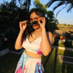 Aayushi Dholakia Instagram - in the era of ‘laung da lashkara’ I am ‘Dil garden garden ho gaya’ 🍀🌷🌻🌼🌴🤪 . . . . . HMU- @vanitapatelmakeovers #modelface #modelinglife #womanmodel #fashionmodel #fashionshoots #modelshot