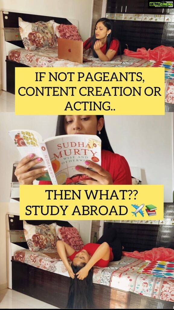 Aayushi Dholakia Instagram - Beauty Pageants? Content Creation? Acting? Maybe Studying Abroad?✈️📚 Not sure about me but if you’re aspiring to pursue higher education abroad then this is for YOU!! Unlock your dreams with a FULL SCHOLARSHIP in the USA! 🇺🇸 Let @nand.javia guide you to success at top American universities.🎓 Don’t miss out on this opportunity. Log on to his website www.nandjavia.com for more information 🌐🌟 #ADCollabs #childeducation #educationispower #education #careersuccess #consultant #studentsuccess #careercounseling #careerpath #educationconsultant #StudyInUSA #FullScholarship #internationalstudents #ad