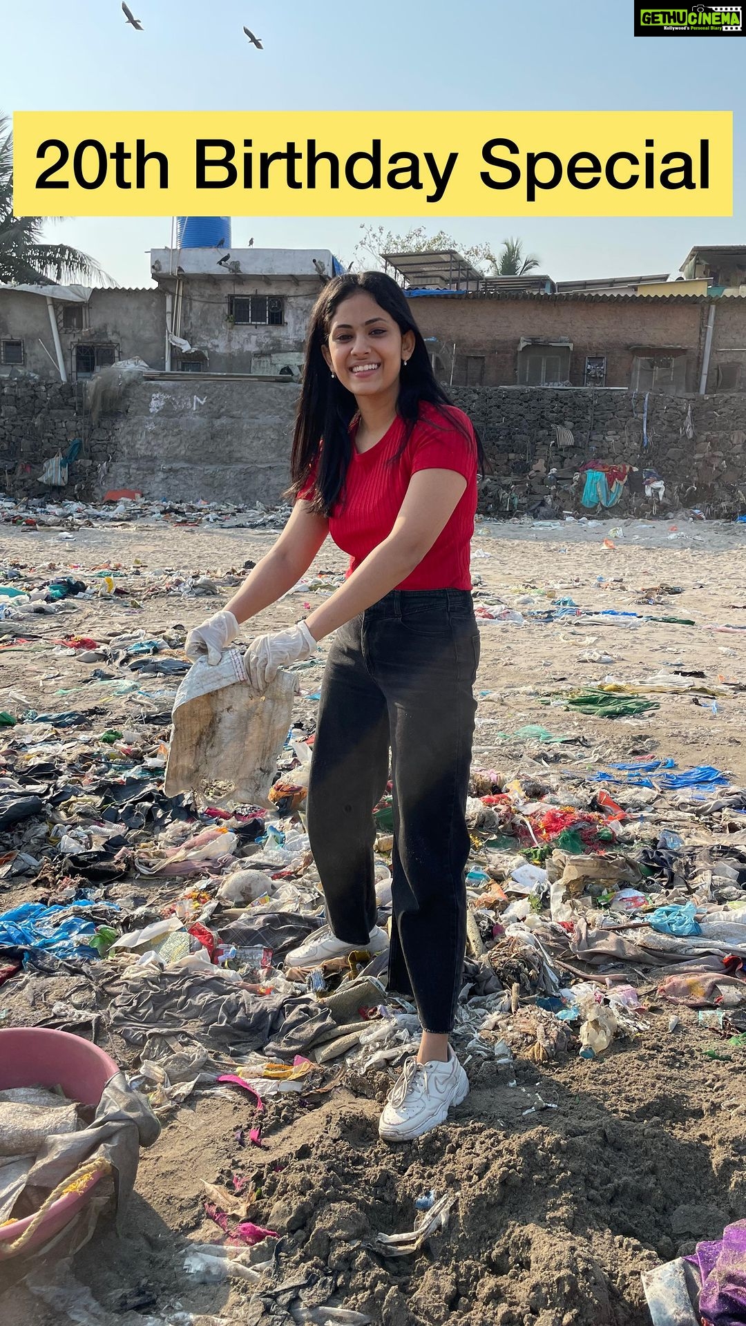 Aayushi Dholakia - 2K Likes - new decade, continued purpose🙏🏻🌍
thank you @beachpleaseindia @kalambemalhar for making the cleanup drive even more special🥺❤️
Here’s a call out to everyone who wishes to contribute in someway to our environment- check out @beachpleaseindia and be a part of their weekly cleanup drives🙌🏻💖
Here’s to a new chapter🥂⚡️
#cleaning #mybirthday #notforprofit #givebacktothecommunity #reelitfeelit
