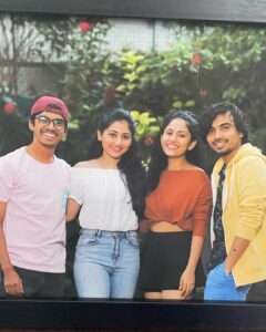 Aayushi Dholakia Instagram - Never would have thought that Vedika would come into my life in such a beautiful way and become an integral part of my journey✨ The best thing I learnt from her was that when you love something you give it your all, keeping all the fears aside🥰 Thank you @parimalpatelmotionpictures @neerajjoshiofficial_ @jaymerchant10 @rushi_mehtaa for trusting me with this character🙏🏻 I hope I did justice to it🧿♥️

Here are few of my favourite moments captured during the shoot of HELLO📞😍😋
.
.
.
.

#behindthescene #actingcareer #goodmovies #mymovie #movieshot #bts #instacinema #movie