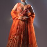 Aayushi Dholakia Instagram - Never felt more ✨REGAL✨ For @amrinkhanofficial at @timesfashionweek 🫶🏻🧡 . . . . . HMU- @plumzstudio Jewellery- @zanzar_nx Shot and edited by- @artofpixels_studio #reels #fashionclothes #fashionshow #fashionshoots #fashionevent #fashionshows #fashionmoment